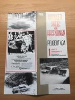 Autofolder/Brochure    Peugeot  404    Grosser Preis    1966, Boeken, Auto's | Folders en Tijdschriften, Nieuw, Peugeot, Ophalen of Verzenden