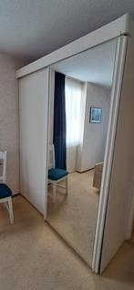 Linnenkast met spiegel, Ophalen, Gebruikt, 200 cm of meer, 150 tot 200 cm