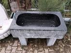 Antieke wasbak trog stenen spoelbak paardentrog, Ophalen, Gebruikt, Minder dan 100 cm, Wasbak of Wastafel