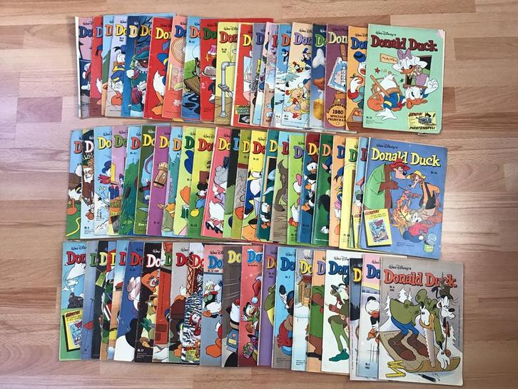 66 Donald Duck weekbladen, Boeken, Stripboeken, Gelezen, Meerdere stripboeken, Ophalen of Verzenden