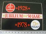 sticker Bolex paillard logo 50 jaar 1978 of Switserland, Verzenden, Zo goed als nieuw, Merk