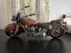 Decoratieve tinnen Motor /shopper/harley/indian zwart bruin, Ophalen of Verzenden