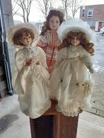 Mooie grote porselein poppen, Verzamelen, Ophalen, Zo goed als nieuw, Pop