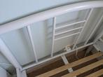 bed stalenframe wit + matras - alleen alles ophalen, Huis en Inrichting, Ophalen, Gebruikt, 90 cm, Eenpersoons
