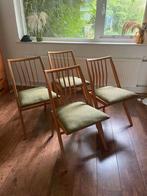 Mooie Scandinavische design eetkamerstoelen, vintage, Huis en Inrichting, Stoelen, Ophalen, Gebruikt