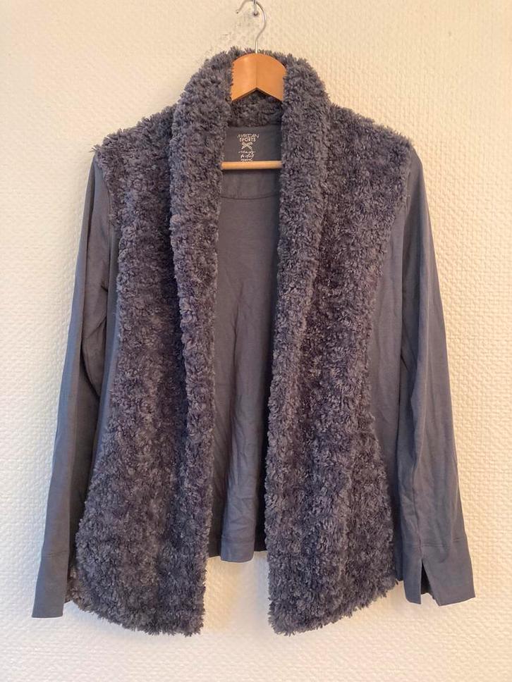 MARCCAIN Grijs Vest Maat Maat 40, Kleding | Dames, Truien en Vesten, Zo goed als nieuw, Maat 38/40 (M), Grijs, Verzenden