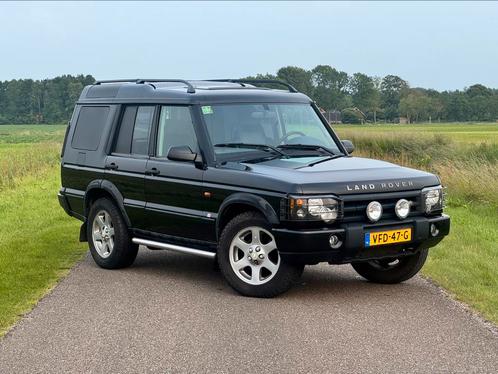Land Rover Discovery 2 2.5 Td5 Gant Edition youngtimer zwart, Auto's, Bestelauto's, Bedrijf, 4x4, ABS, Airbags, Airconditioning