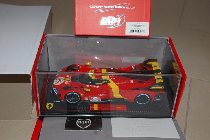 1:18 FERRARI 499P LEMANS 2022 #50 BBR ltd 599 WRH, Hobby en Vrije tijd, Modelauto's | 1:18, Zo goed als nieuw, Auto, Overige merken