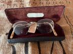 Oude bril met leren etuitje, Antiek en Kunst, Ophalen of Verzenden