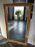 Mooie brocante spiegel, Ophalen, Rechthoekig, 75 tot 100 cm, 100 tot 150 cm