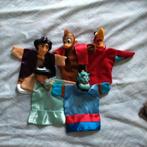 Disney handpoppen aladdin poppenkastpoppen, Ophalen of Verzenden, Gebruikt, Overige typen