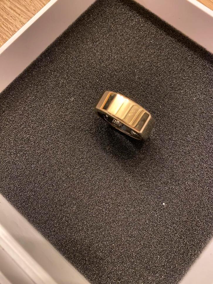 Z.g.a.n. Oura Ring Gen3 Heritage Gold maat 7, Sieraden, Tassen en Uiterlijk, Ringen, Zo goed als nieuw, Dame of Heer, 17 tot 18