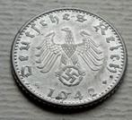 50 Reichspfennig 1942D Nazi Duitsland Oude Munt WO2 Swastika, Verzamelen, Ophalen of Verzenden, Overige soorten, Duitsland