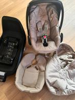 Maxi cosi pebble plus zandkleur + isofix 2way familybase, Ophalen, Gebruikt, Isofix, 0 t/m 13 kg