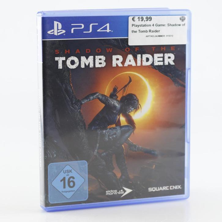 Playstation 4 Game: Shadow of the Tomb Raider, Spelcomputers en Games, Games | Sony PlayStation 4, Zo goed als nieuw
