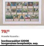 BORDUURPAKKET HOOGEVEENS LEESPLANKJE PLUS, Verzenden, Nieuw, Handborduren, Borduurpakket