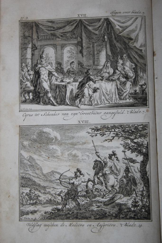 De geschiedenis der Waereld, tweede deel (1773, platen), Antiek en Kunst, Antiek | Boeken en Bijbels, Ophalen of Verzenden