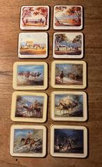 10 onderzetters met voorstelling, Ophalen of Verzenden, Zo goed als nieuw, Glas of Kopje