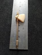 Goud kleurige Hals Hanger Bijl, Overige materialen, Overige voorstellingen, Verzenden, Zo goed als nieuw