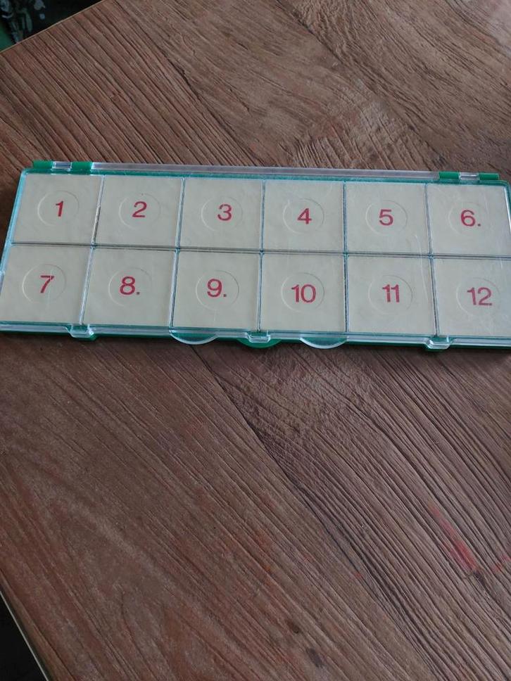 Schuifpuzzel met nummers en kleuren, Hobby en Vrije tijd, Denksport en Puzzels, Zo goed als nieuw, Overige typen, Ophalen of Verzenden