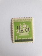 2763 suriname 1ct scheepje overdruk 1/2ct, Postzegels en Munten, Postzegels | Suriname, Verzenden
