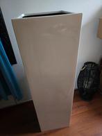 Strakke witte platenbak voor binnen/buiten, 25 tot 40 cm, Kunststof, Gebruikt, Vierkant