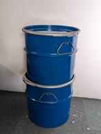 2 Luchtdichte stalen (voeder)tonnen vat 30L, Ophalen