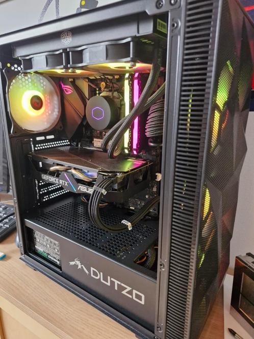 Gaming pc (ryzen 5 5600x, 16 gb , 256 gb ssd, rtx 2060 OC), Computers en Software, Desktop Pc's, Gebruikt, 3 tot 4 Ghz, HDD, SSD