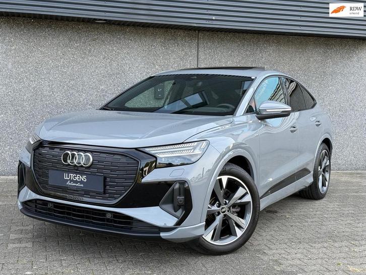 Audi Q4 Sportback e-tron 35 S-Line Pano RS-stoelen Nardo, Auto's, Audi, Bedrijf, Te koop, Q4 e-tron, ABS, Achteruitrijcamera, Adaptive Cruise Control