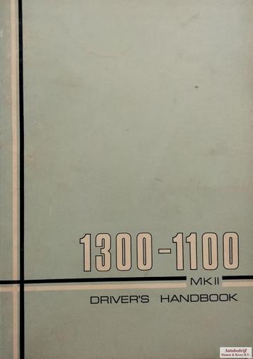 Handboek 1300 - 1100 MKII AKD7098 (Engelstalig) beschikbaar voor biedingen