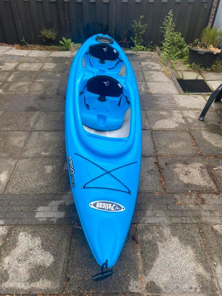 Kano voor twee personen, Watersport en Boten, Kano's, Zo goed als nieuw, Overige typen, Eén persoon, Met peddels, Ophalen
