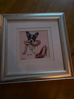 Mopshondje met Hakschoen Schilderij, Ophalen of Verzenden