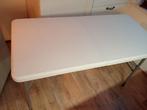 Opklapbare party tafel Hxbrxd 74x120x60, Tuin en Terras, Picknicktafels, Ophalen, Zo goed als nieuw, Rechthoekig, Aluminium