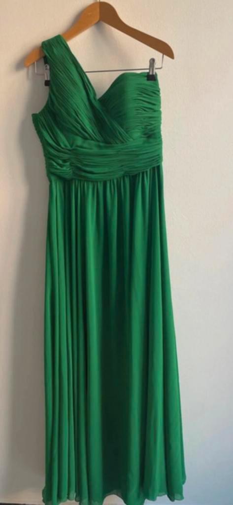 Mooie groen galajurk maat 40/42, Kleding | Dames, Gelegenheidskleding, Zo goed als nieuw, Galajurk, Maat 38/40 (M), Groen, Ophalen of Verzenden