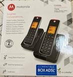 Motorola digitale draadloze telefoon CD202b Twin, Telecommunicatie, Vaste telefoons | Handsets en Draadloos, Verzenden, Nieuw