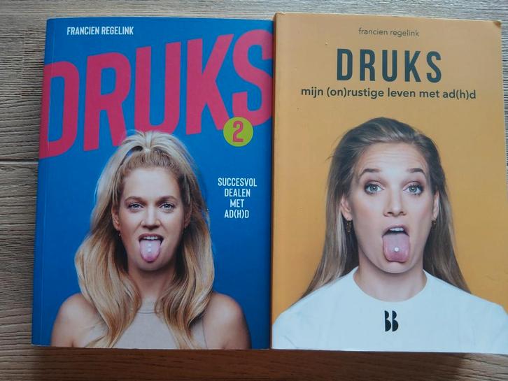 Druks en druks 2, Francien Regelink leven en dealen met ADHD, Boeken, Advies, Hulp en Training, Zo goed als nieuw, Ophalen of Verzenden