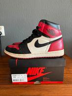 Nike Air Jordan 1 “Bred Toe” US 10.5, Ophalen of Verzenden, Zo goed als nieuw, Zwart