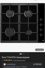 ETNA T110VZTA Gaskookplaat nieuw, Zo goed als nieuw, Inbouw, Gas, 4 kookzones