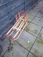 Houten slee met rugsteun, Kinderen en Baby's, Speelgoed | Buiten | Sleeën, Ophalen, Gebruikt