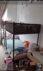 Ikea Grijs Stapelbed, Ophalen, Gebruikt, 90 cm, 160 tot 180 cm