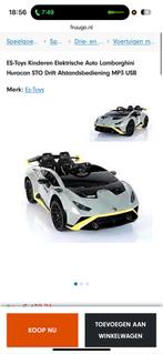 Elektrische Kinderauto Lamborghini Huracan STO, Ophalen of Verzenden, Nieuw