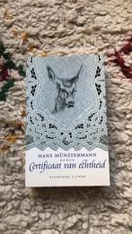 H. Munstermann - Certificaat van echtheid, Boeken, Nieuw, Ophalen of Verzenden, Nederland, H. Munstermann
