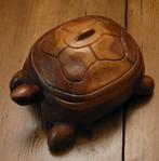 Schildpad doosje hout handgemaakt, Ophalen of Verzenden, Zo goed als nieuw