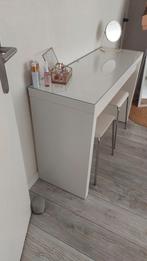 Tafel met glasplaat, Ophalen, Gebruikt, 50 tot 100 cm, Glas