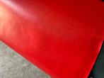 Meubelstof soepele skai rood 4 lappen, Hobby en Vrije tijd, Stoffen en Lappen, Leer of Kunstleer, Ophalen of Verzenden, 30 tot 120 cm