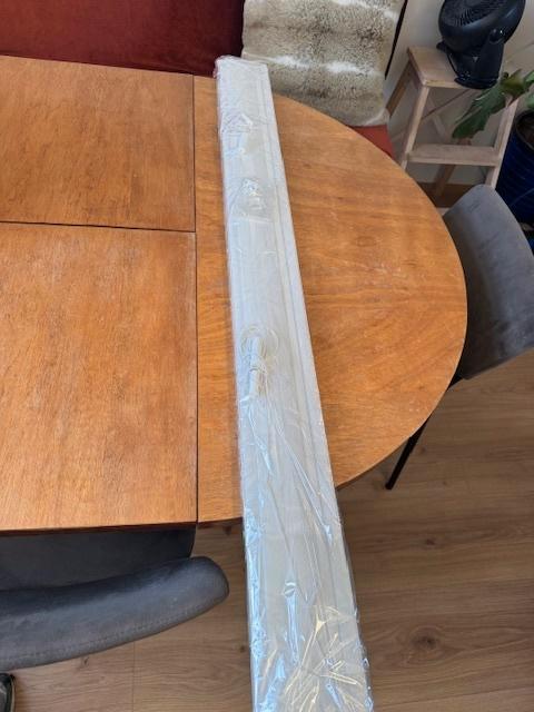 Maatwerk Plisségordijn - 1255x2090 mm, Huis en Inrichting, Stoffering | Gordijnen en Lamellen, Nieuw, Minder dan 100 cm, Wit, Ophalen