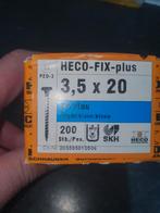 Heco-Fix-plus spaanplaatschroeven, Doe-het-zelf en Verbouw, IJzerwaren en Bevestigingsmiddelen, Ophalen of Verzenden, Nieuw