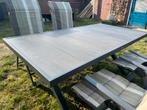 Bois le duc tuinset tuintafel, Tuin en Terras, Ophalen of Verzenden, Zo goed als nieuw, Rechthoekig