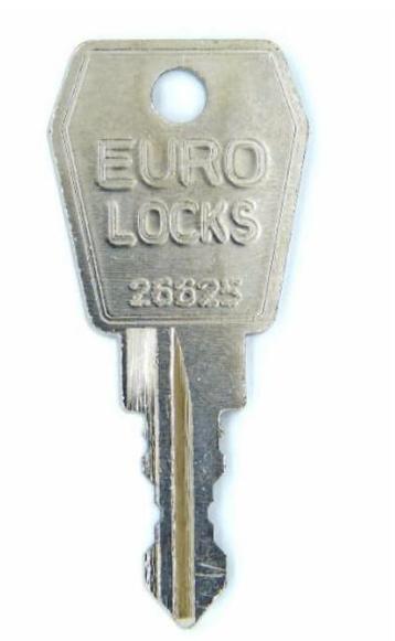 Sleutels, o.a EUROLOCKS op sleutel nummer  beschikbaar voor biedingen