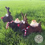 Rotan kerst rendieren - rudolf met vogeltaart, Nieuw, Ophalen of Verzenden, Vogeltaartfabriek, Info@vogeltaart.com